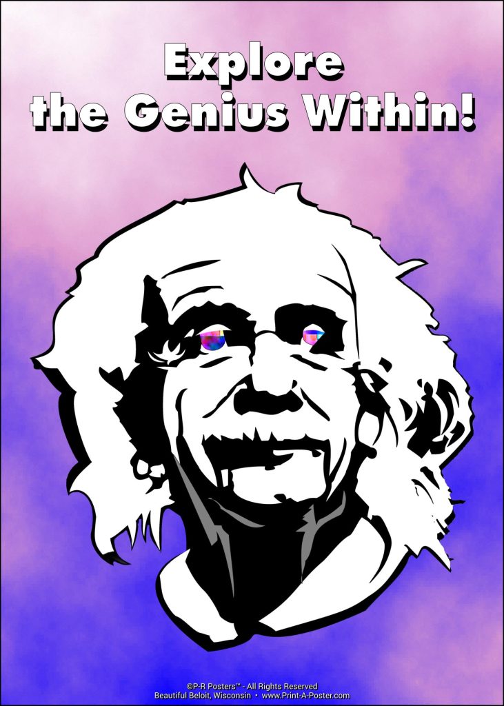 0033 Explore the Genius Within... FREE Printable Mini-poster