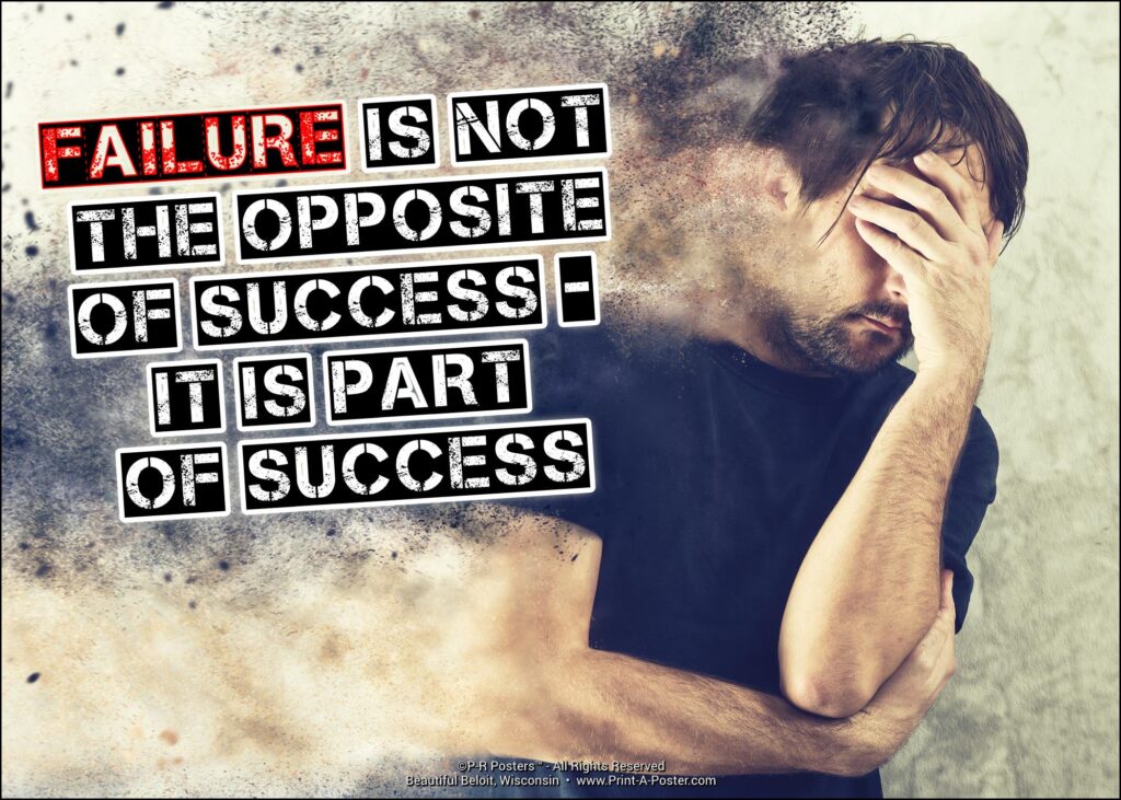 0648 Failure is not the opposite of success... FREE Printable Mini-poster
