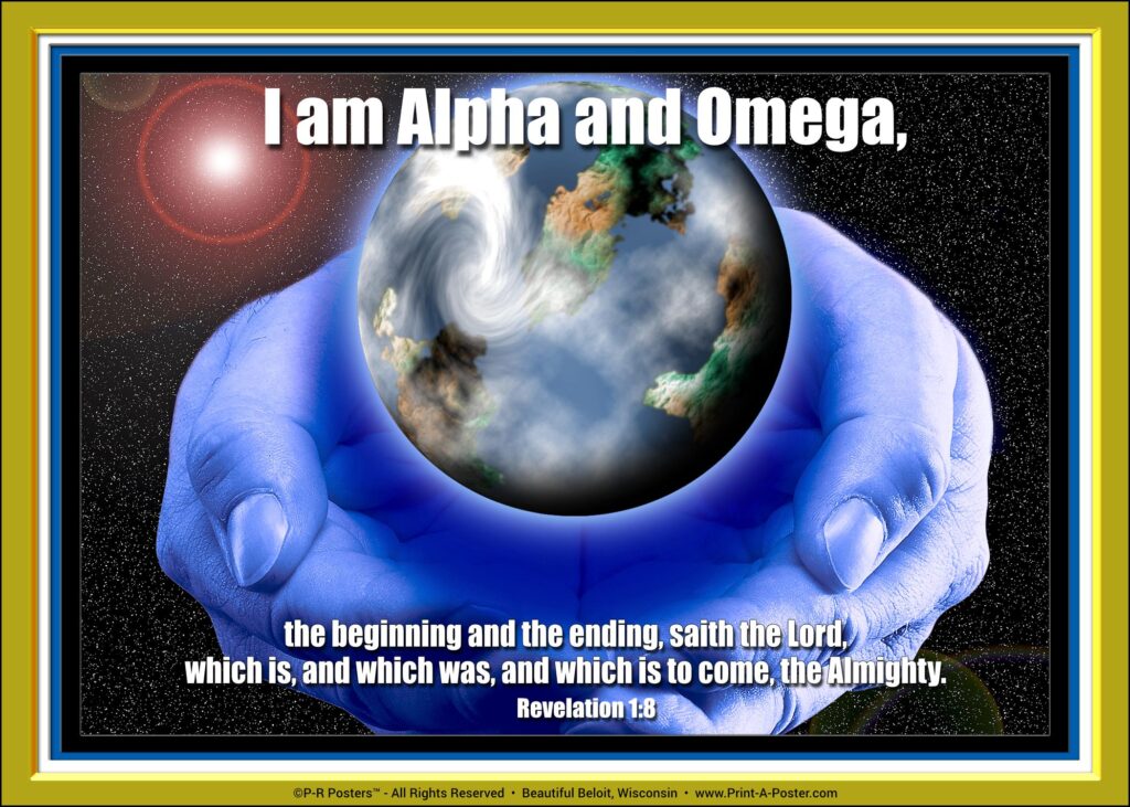 8810 I am the Alpha and Omega... FREE Printable Mini-poster