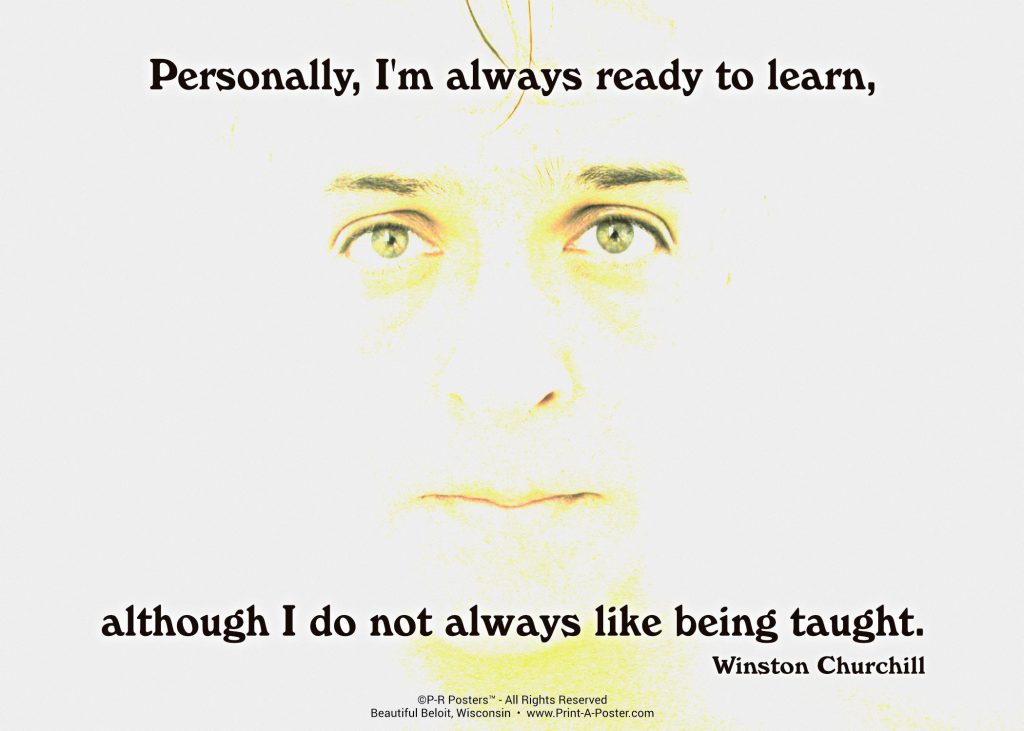 0243 I'm always ready to learn... FREE Printable Mini-poster