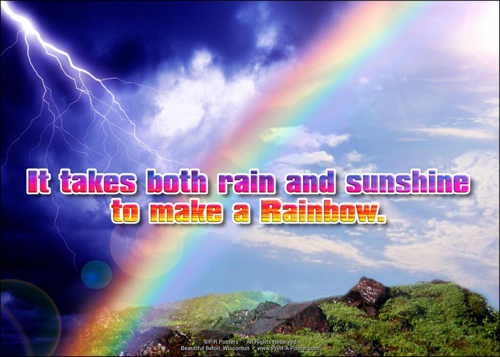 0218 It takes both rain and sunshine... FREE Printable Mini-poster