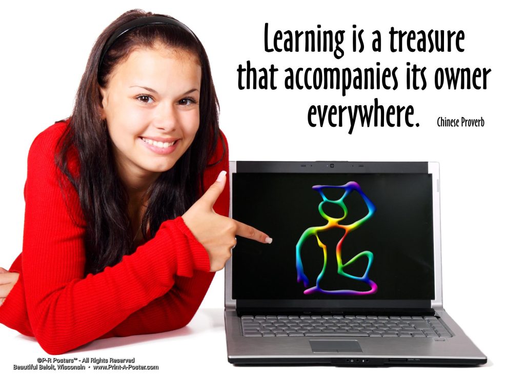 0176 Learning is a treasure... FREE Printable Mini-poster