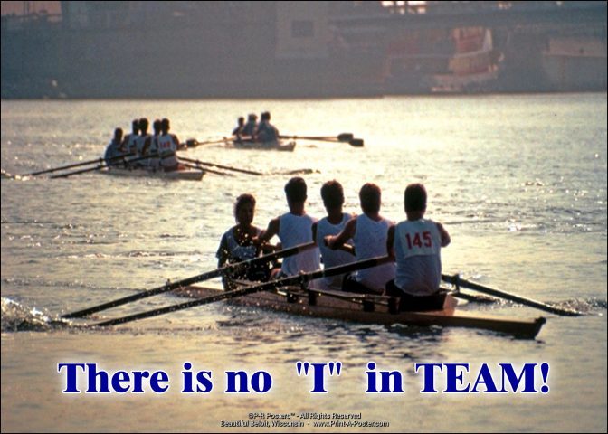 0084 There is no I in TEAM! FREE Printable Mini-poster