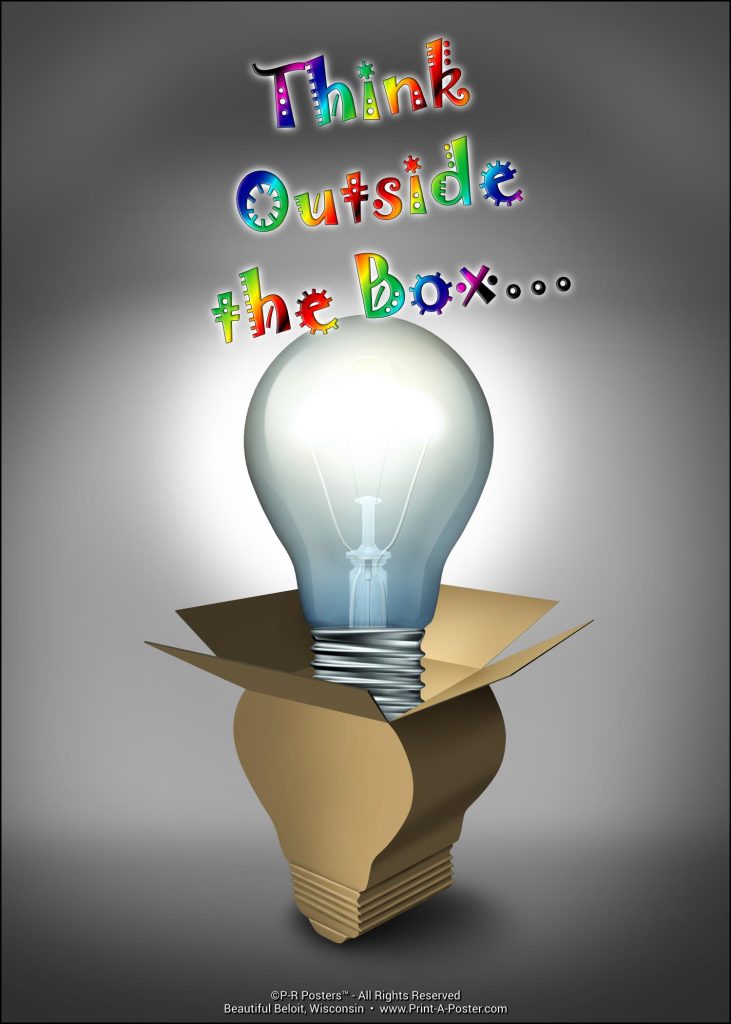 0233 Think Outside the box... FREE Printable Mini-poster