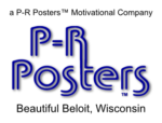 P-R Posters Motivational Company Badge