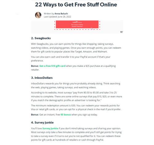22 100% Free Stuff Websites