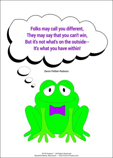 0020 Folks may call you different... FREE Printable Mini-poster