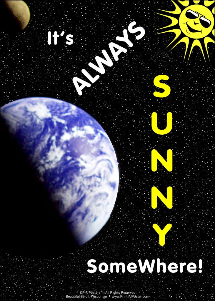 0052 It's Always Sunny Somewhere! FREE Printable Mini-poster