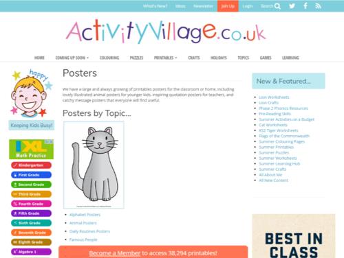 Print A Poster Hundreds Of Free Printable Mini Posters If You Care 