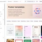Printable posters by Canva