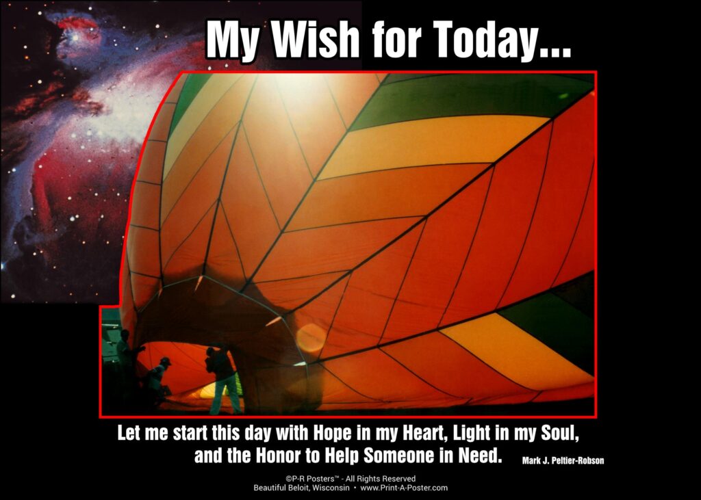 0471 My Wish for Today! FREE Printable Mini-poster