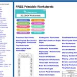 Free Printable Worksheets